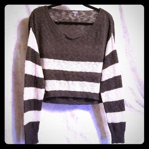 Cozy Cropped Knit Sweater